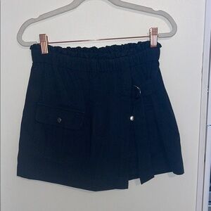 Jack by BB Dakota Black Skort with Pockets and elastic waistband | S